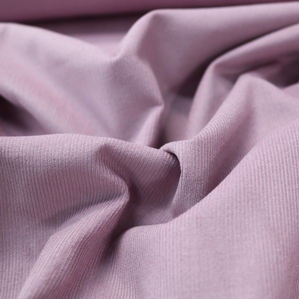 Dressmaking Cotton Needlecord  - Lilac