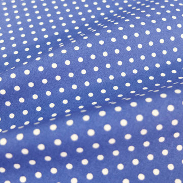 3mm Polka Dot Cotton - Mid Blue
