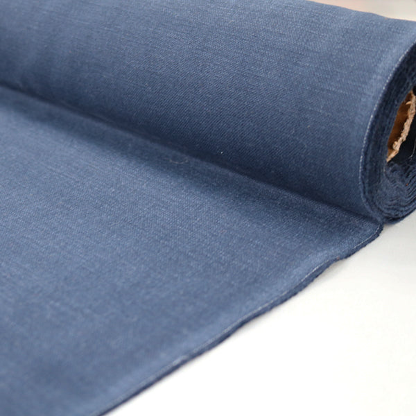 Home Furnishing Fabric Brushed Panama Weave - Navy Blue
