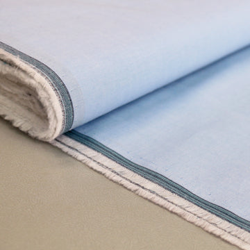Chambray Cotton - Pale Blue