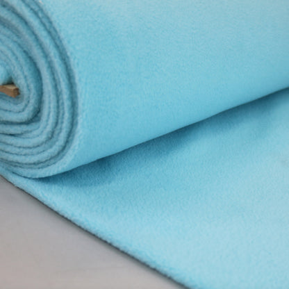 Aqua Blue Fleece Fabric