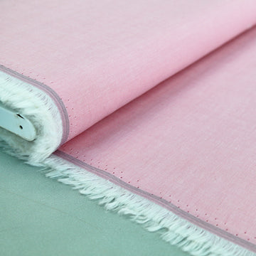 Chambray Cotton - Candy Pink