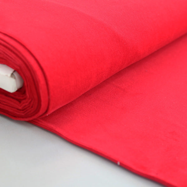 Dressmaking Cotton Needlecord - Fire Engine Red