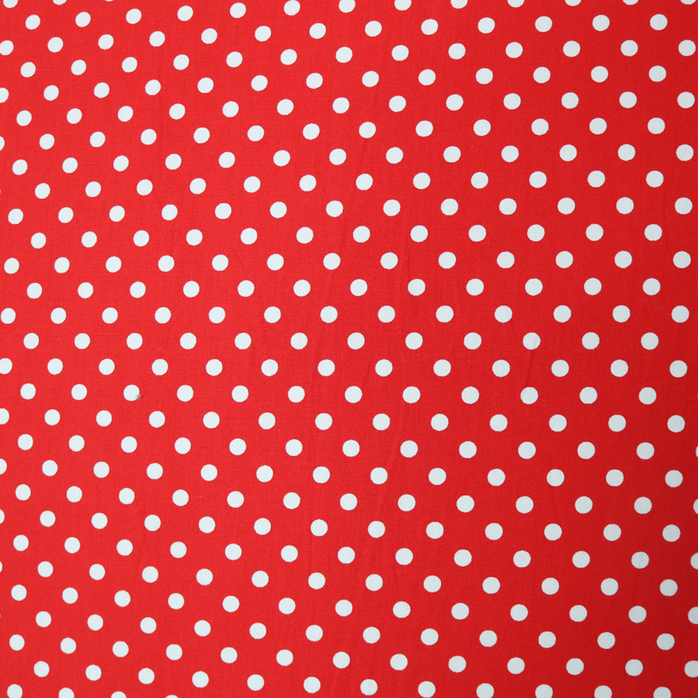 Large Polka Dot Cotton - Red – Fabrics Galore