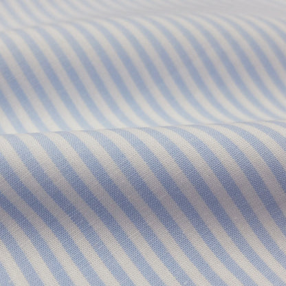 Chambray Cotton - Pale Blue - Stripe