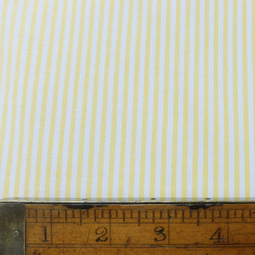 Chambray Cotton - Yellow - Stripe
