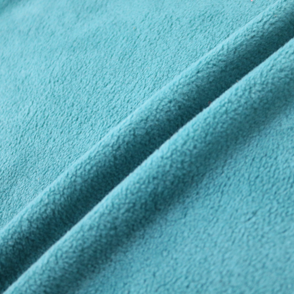 Teal Blue Fleece Fabric
