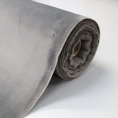 Grey Velvet Fabric