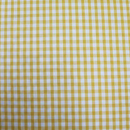 Corded Gingham - Yellow