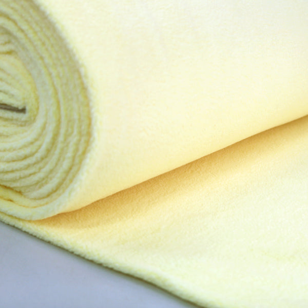 Lemon Yellow Fleece Fabric
